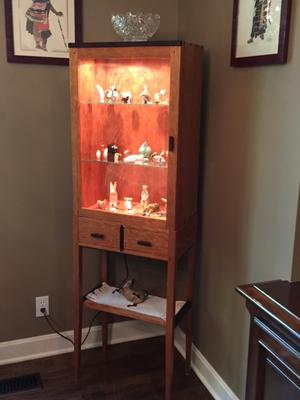 Tall Display Cabinet